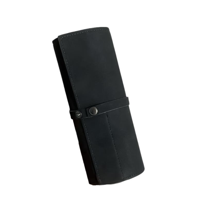 

Elegant Handcrafted Watch Box Carrying Case for Men Women 5 Slot Watch Case Travel Friendly Watchband Organizers Pouches чёрный