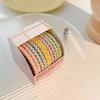 Candy Color Elastic Hair Bands for Women's High Elastic Hair Circle Rope Hair Accessories Headwear Headdress