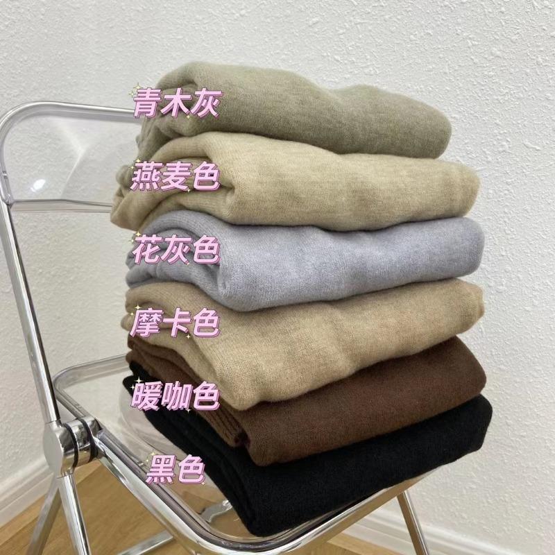 Wool knitted cardigan women's autumn and winter new loose retro lazy style long sweater jacket