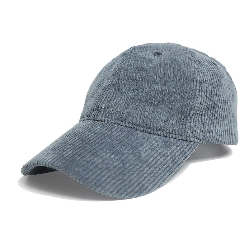 2025 Autumn/Winter Korean Women's Corduroy Duckbill Baseball Cap