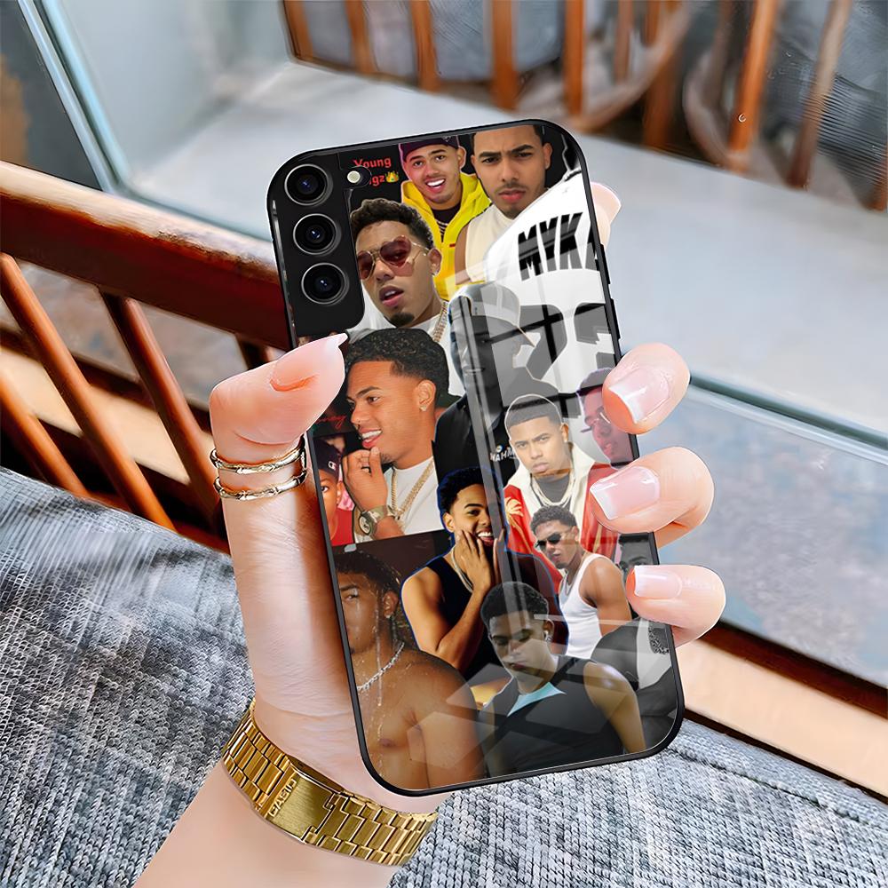 

M-Myke Towers Phone Case For Samsung A25 A13 A33 5G A54 A36 A35 A56 A52 A14 Shockproof Glass Cover Samsung A15