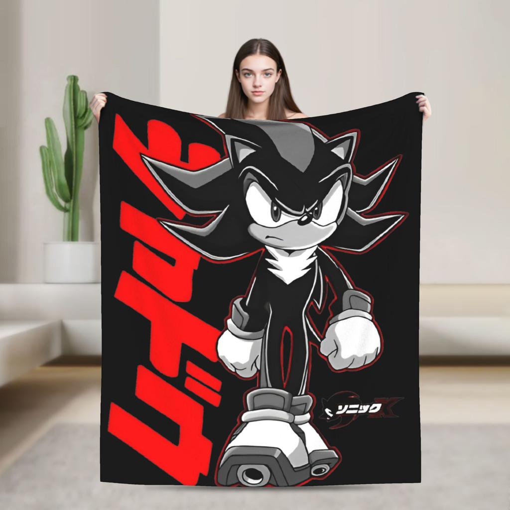 שדוג'ה הקיפוד פייר שמיכת קטיפה מצחיקה לזריקה לספה מיטה פינת ישיבה 125*100 ס"מ יחידת שטיח