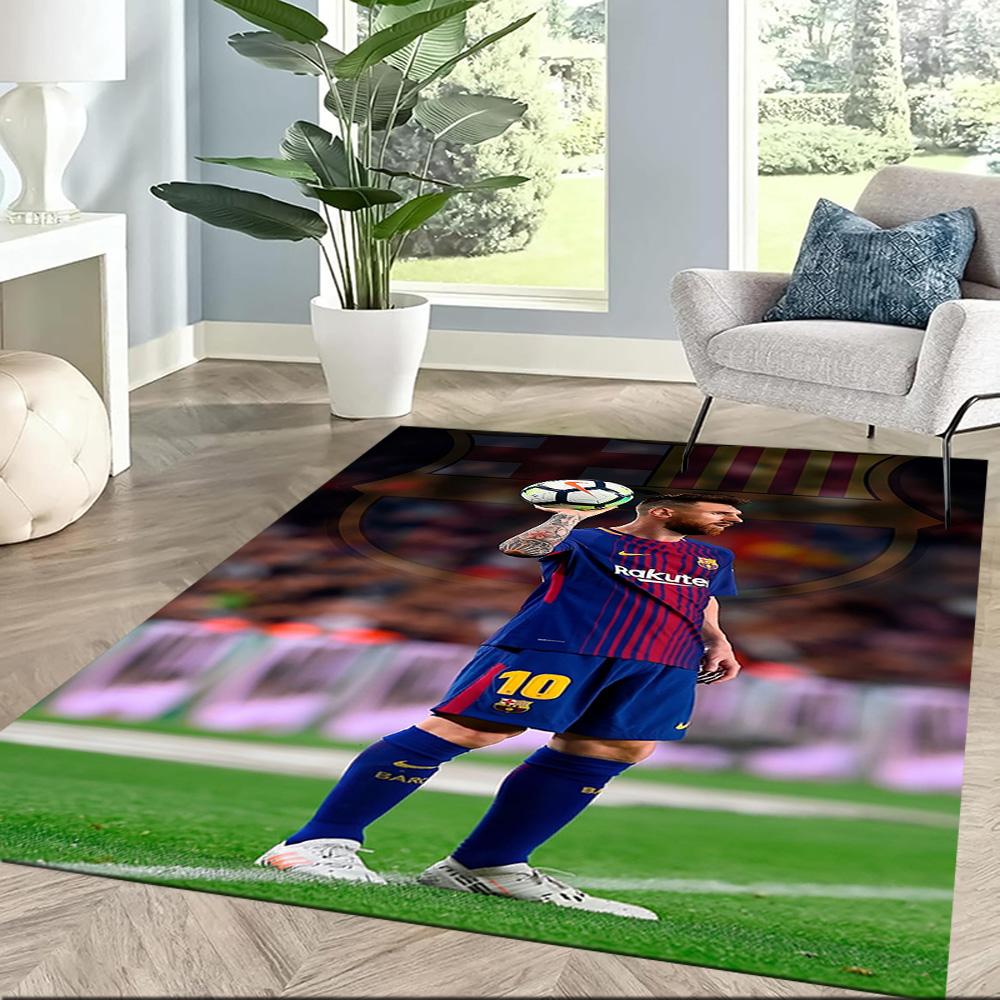 Messi 37 Carpet Perfect for Outdoor Balcony Playrooms Kitchen Antislip Carpet Anime Office Decor Perfect Gift for Valentine's Wedding Birthday