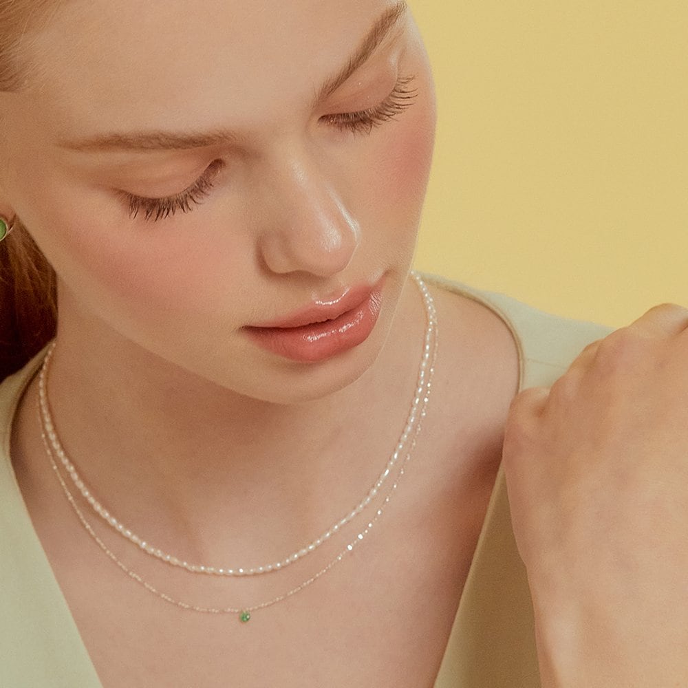 Tatiana (92,5 Silber) Kleine kubische Silberkette Nz2006