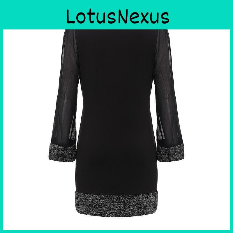 Elegant Women Sexy V-neck Long Sleeve Summer Slim Bodycon Cocktail Mini Dress For Parties