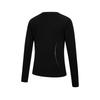 Saucony Crew Neck Pullover Long Sleeve Knit Top Women tops SA1269LT12L-BK001