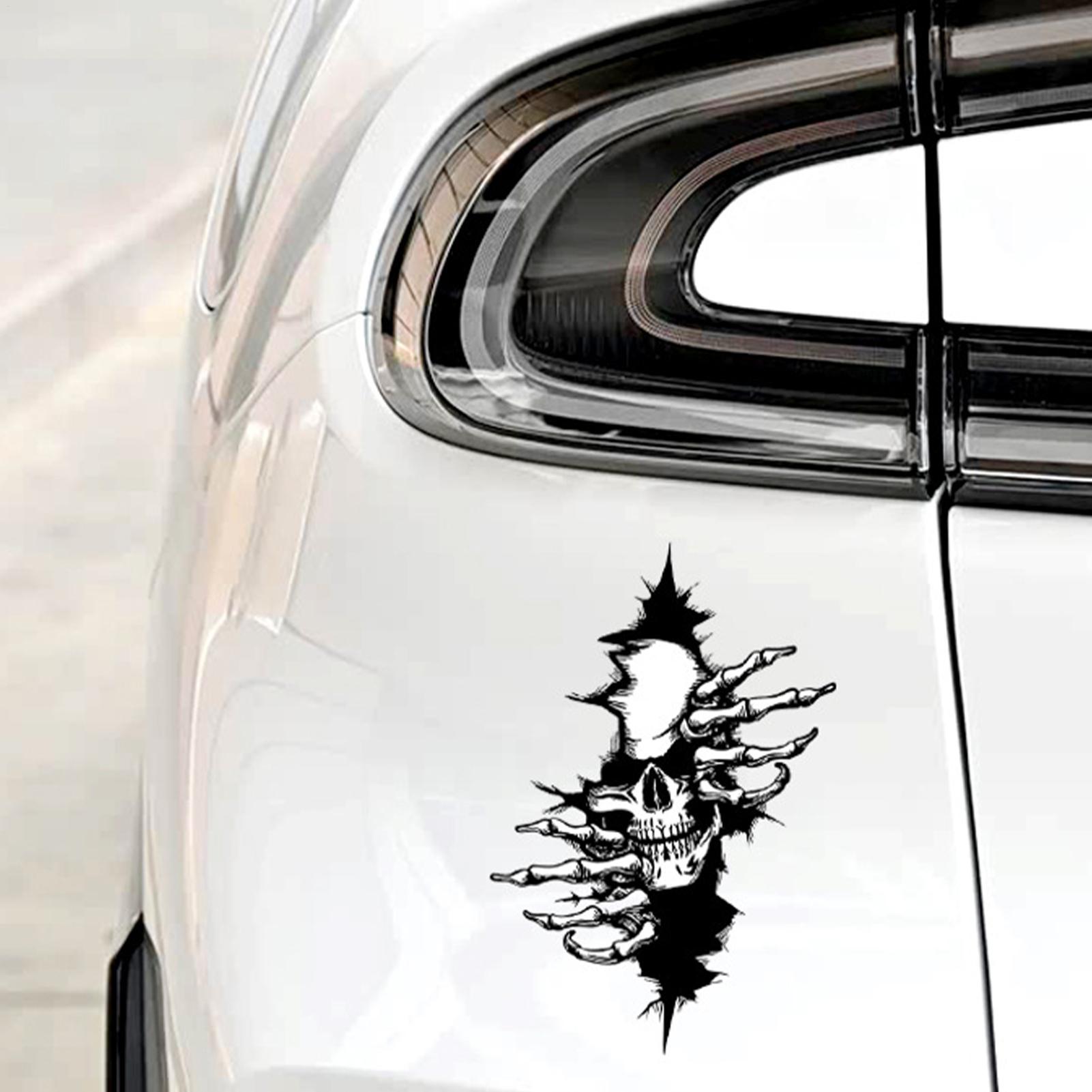 

Skeleton Car Window Sticker Halloween Waterproof Decals Decor SUV Decals For Car Truck SUV Motorcycle Vehicles Window Exterior China Mainland