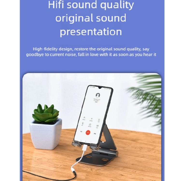 Braided USB C To 3.5mm Headphone Adapter Supports Charging And Delivers Studio Quality Audios
