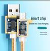 Nylon Braided 3A Fast Charging Data Cable for Type-C, Android, Apple: Available In 1m, 2m, 3m Lengths