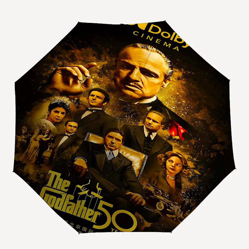 

1pc Dolby Cinema The Godfather 50th AnniversaryOpen/Close Umbrella-Windproof, Compact Travel Umbrella, Sturdy 8-Rib Shaft1172