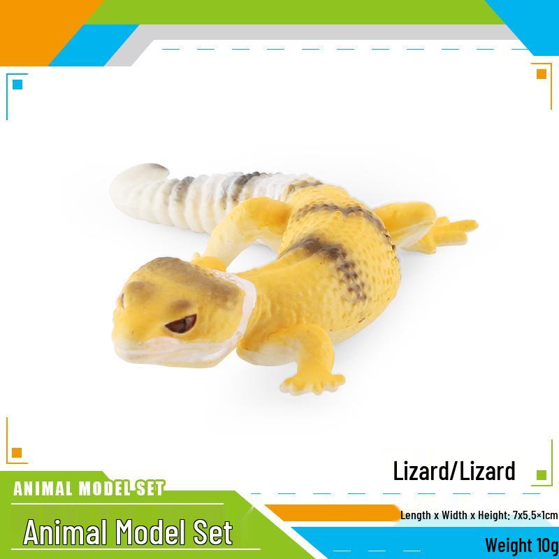 Cross-border Chameleon & Leopard Gecko Reptile Model Decor