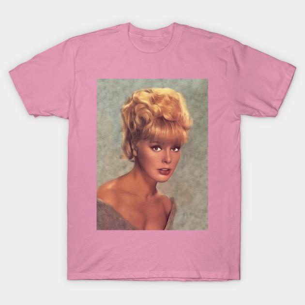 Dámské tričko Elke Sommer Vintage herečka Harajuku potisk Kawaii tričko Letní s krátkým rukávem Dámské tričko Top