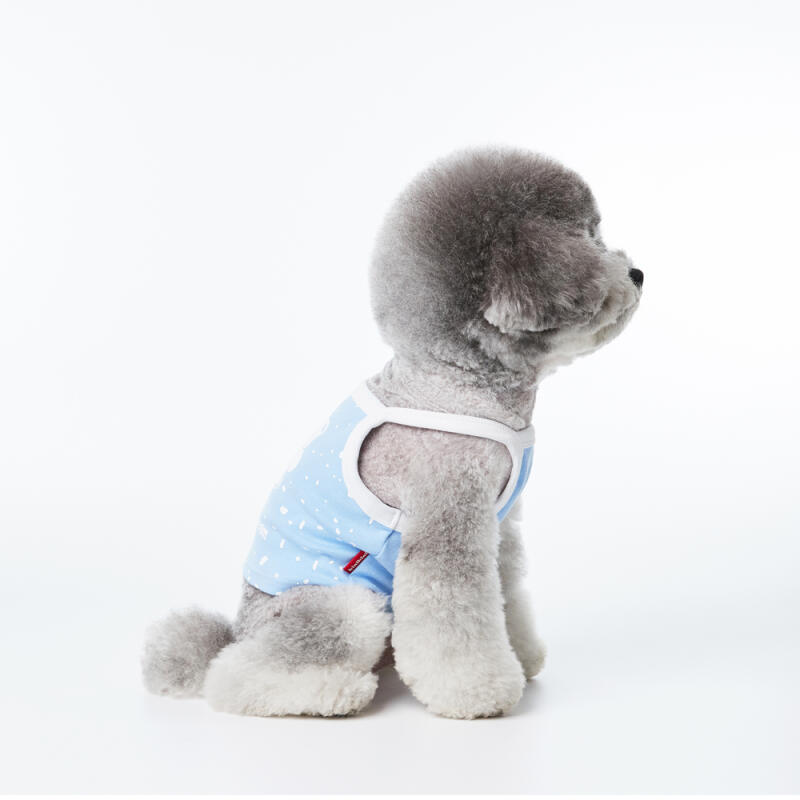 [KINIKIN]COOKIE CREAM CROP TOP-SKY BLUE (Crop Top) M