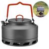 1.1/1.6L Portable Water Pot Lightweight Aluminum Alloy Tea Kettle for Boiling Water Coffee Pot for Outdoor Hiking Camping