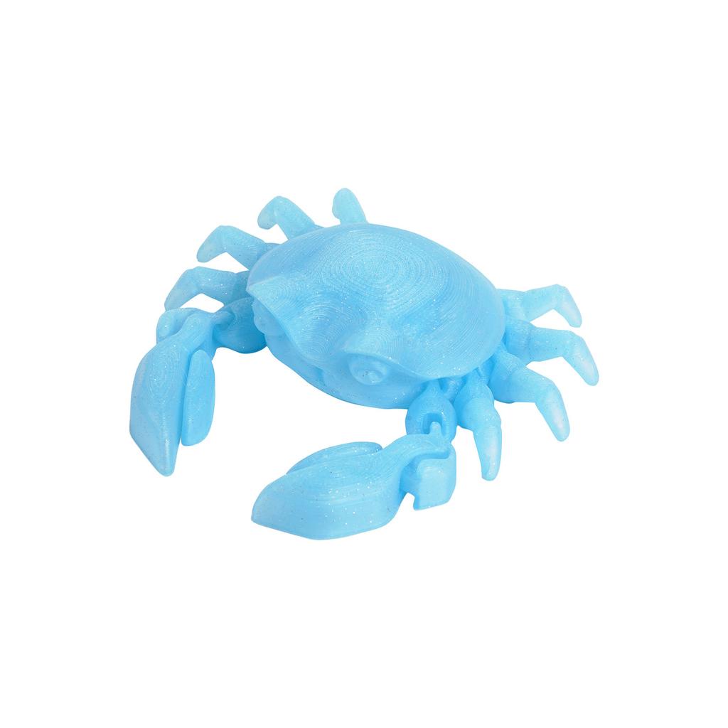 3D tištěný krab, kloubový model, flexibilní kloubové zvíře, soška mořského živočicha, levné 3D tištěné předměty, úleva od stresu, úleva od podrážděnosti, hračky pro ADHD