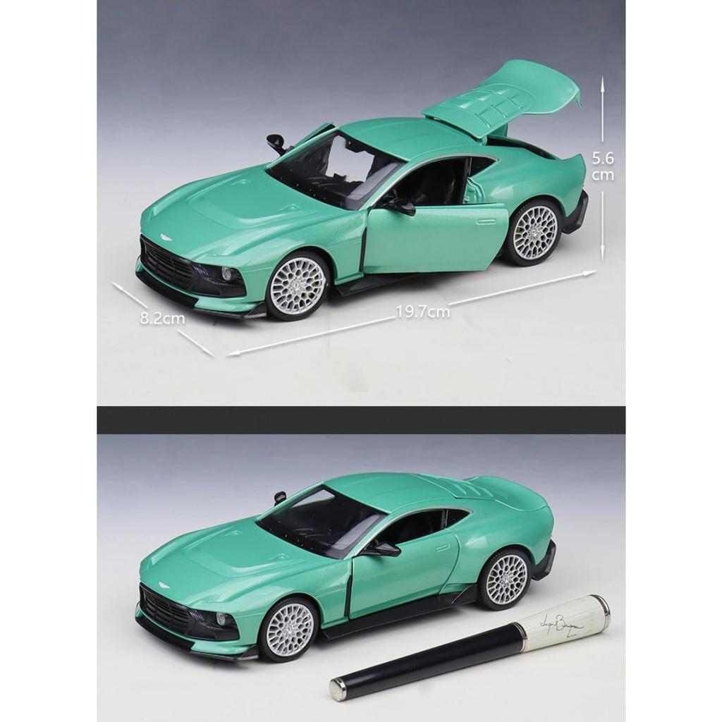 WELLY 1/24 Aston Martin Valour Alloy Super Sports Car Model Diecast Metal Racing Car Vehicle Model High Simulation Kids Toy Gift