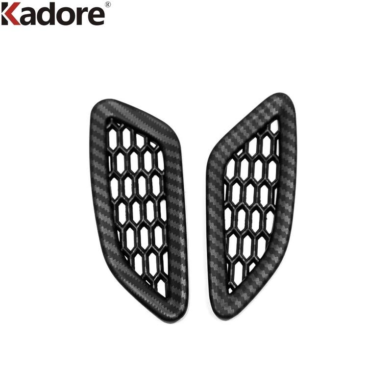 For Hyundai Sonata 2024 2025 2026 Carbon Fiber Car Front Upper Air Condition Vent Outlet Cover Trim Inteiror Accessories