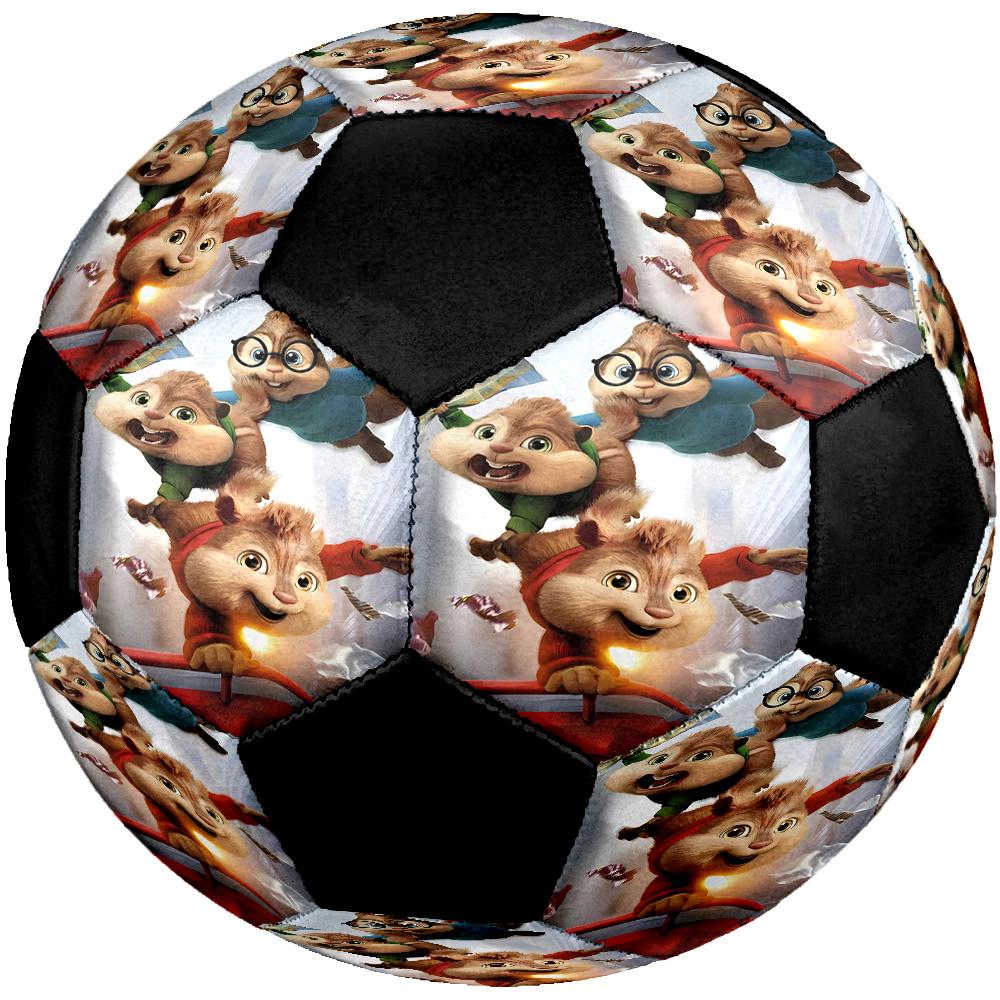 Ballon de football Alvin et les Chipmunks Taille 5, Convient pour les matchs en intérieur et en extérieur, un cadeau adapté à tous.