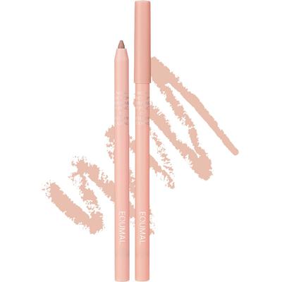 Ecmal Non-Section Deep Tail Lip Pencil 0.4g, 02 Fluffy Coral, 1 Piece
