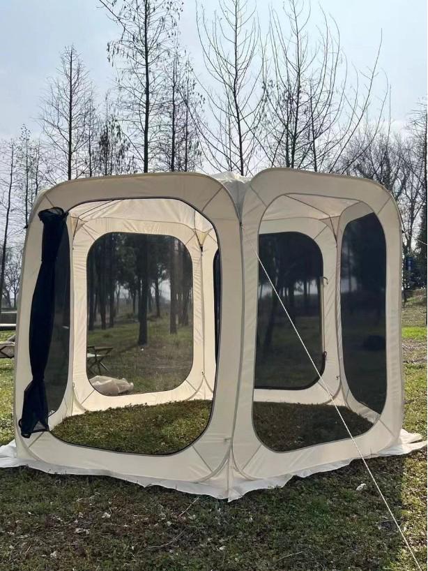 Outdoor Mosquito Repellent Six-Sided Mesh Tent: Quick-Open, Sun-Shading, Portable for Summer Camping