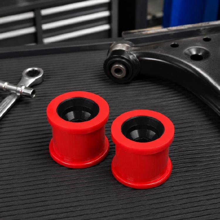 Control Arm Bushing Set for Front Suspension Service, with Flanged Polyurethane Bodies and Metal Center Hardware