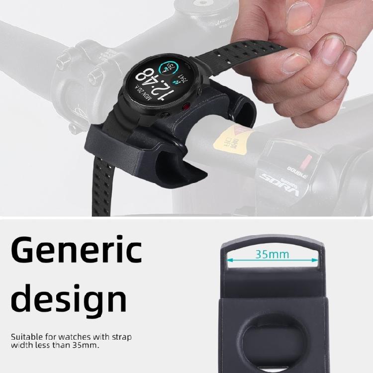 Verstellbare Fahrrad-Uhrhalterung Kompatibilität mit mehreren Smartwatch-Marken Wetterfestes Fahrradzubehör