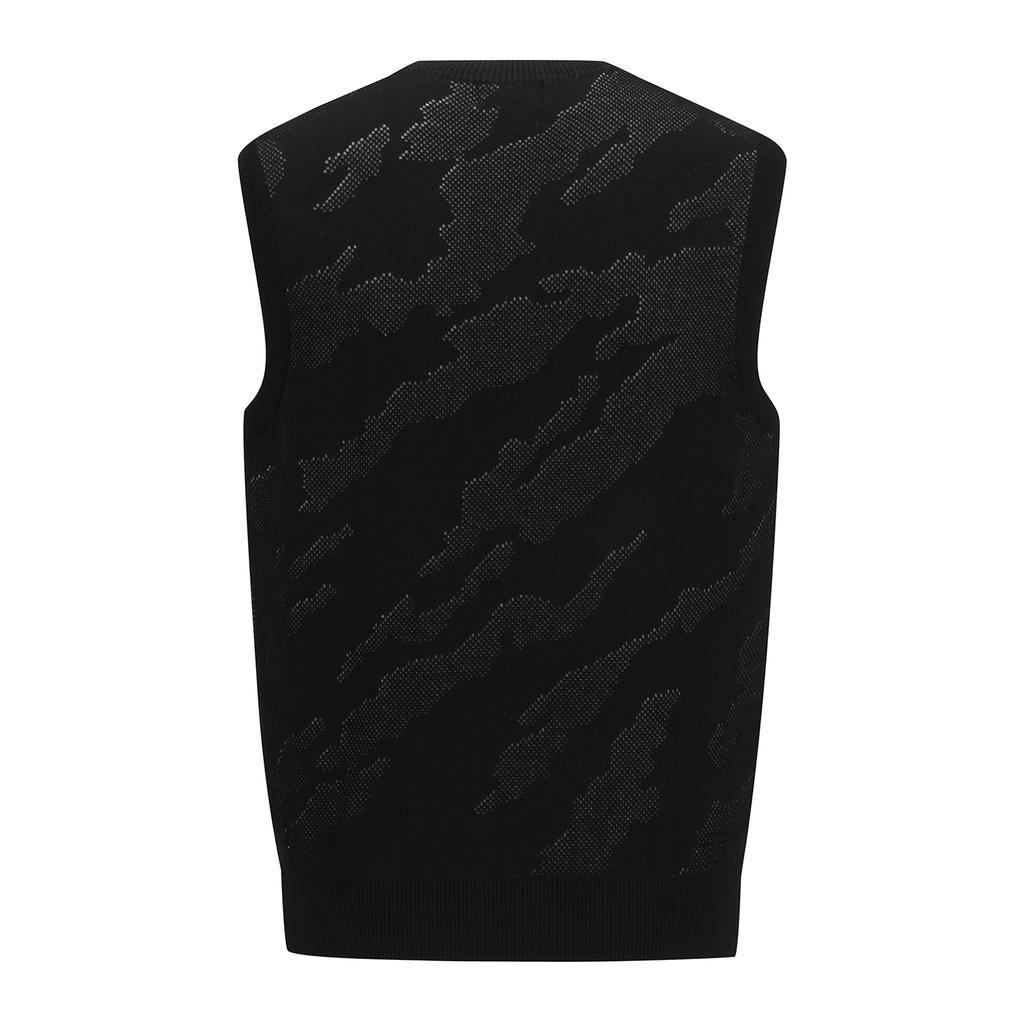 Anew Golf Men Sp Camo Pattern Knit Vest_Bk
