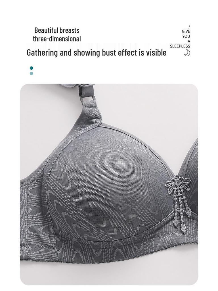 Magnetfreier kabelloser Übergrößen-BH gegen Durchhängen für Frauen mittleren Alters und ältere Frauen