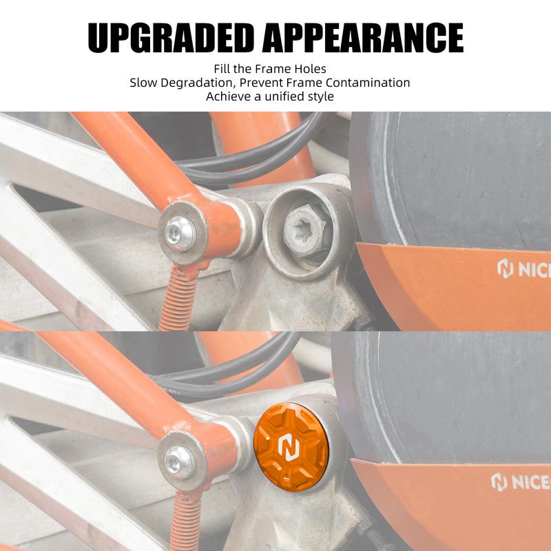 NICECNC Motorcycle Pivot Hole Cap Covers for KTM SMCR 690 SMC R 690 Enduro R 2008-2025 Husqvarna 701 Supermoto 701 Enduro 16-25