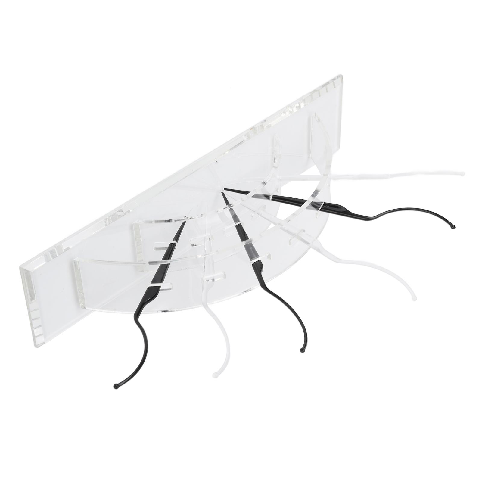 

6 шт. Дисплей для накладных ресниц, держатель-аппликатор, инструмент, 3D-наращивание ресниц, палочки для примерки стиля