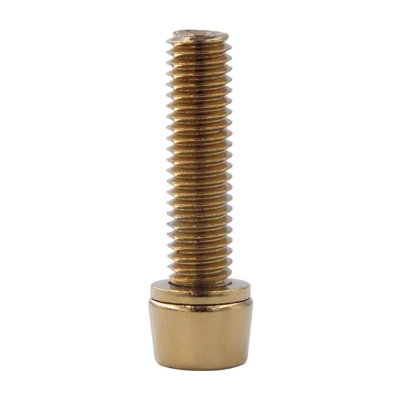 Skrutky na riadidlá bicykla Farebná oceľ M5/6x20MM MTB bicykel Riadidlá Predstavec Podložky Skrutky V Skrutky
