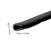 5M/10M Car Door Anti Collision Strip With Steel Disc Bumper Trim Edge Scratch Protector Strip Sealing Guard Styling Car