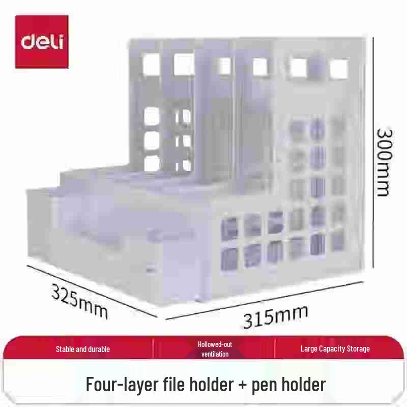 Deli Desktop File Organizer with Pen Holder