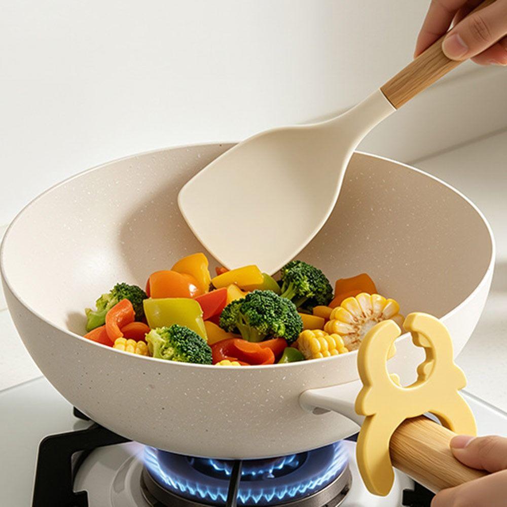 Anti Scalding Pot Handle Holder Universal Spoon Rest Cookware Handle Stand  for Kitchen Stove Top