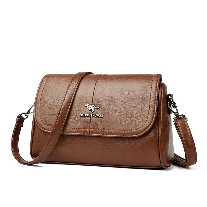 Geantă crossbody pentru femei din piele PU moale de înaltă calitate, geantă de umăr la modă pentru femei potrivită pentru uz zilnic, cumpărături, navetă