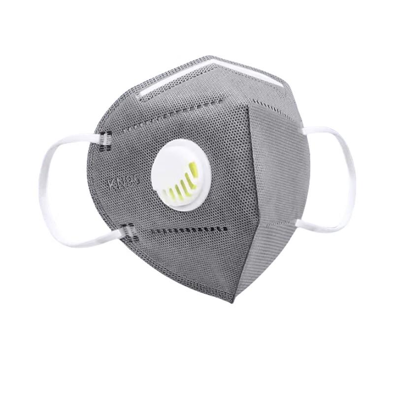 KN95 Activated Carbon Dust Mask with Breathing Valve