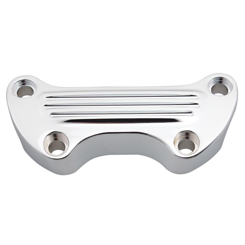 Motorcycle Accessories Upper Handlebar Clamp Chrome/Black Die-Cast Zinc/Aluminum Alloy For Harley 1974-2006 XL FX FXR FX Dyna