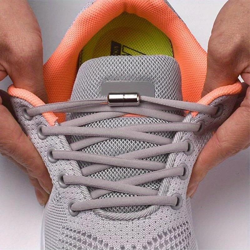 No-Tie Elastic Shoelaces for Sneakers & Skate Shoes - Adjustable, Stylish, Unisex - Secure, Comfortable Fit with Buckles, Spandex Material