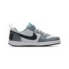 Nike Court Borough Low Casual Lightweight Non-Slip Low-Top Kids Skate Shoes Kids Sneaker Gray Blue 870025-006