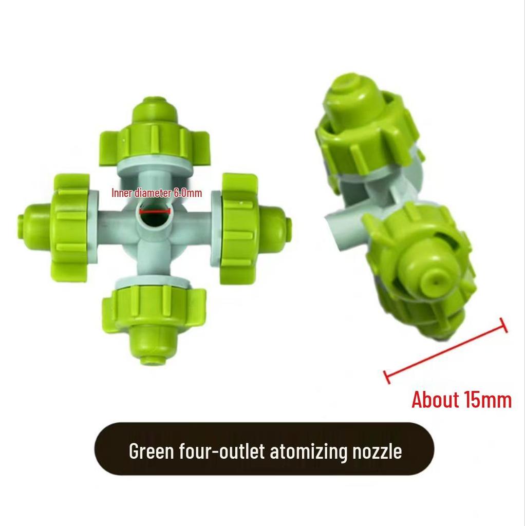 Eco-Friendly Inverted Micro Sprinkler: Hanging Atomizing Anti-Drip Rotating Water Sprayer for Greenhouses