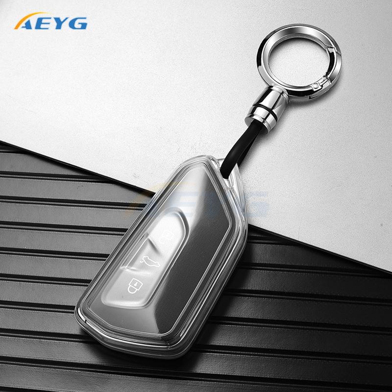TPU Car Key Case Cover for Volkswagen VW Golf 8 MK8 ID-4 ID-6 for Skoda Octavia A8 for Seat Leon FR MK4 Cupra Accessories