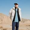 New Balance Down Jackets Men's White Stand Collar Moderate Other AMJ23345-GYM
