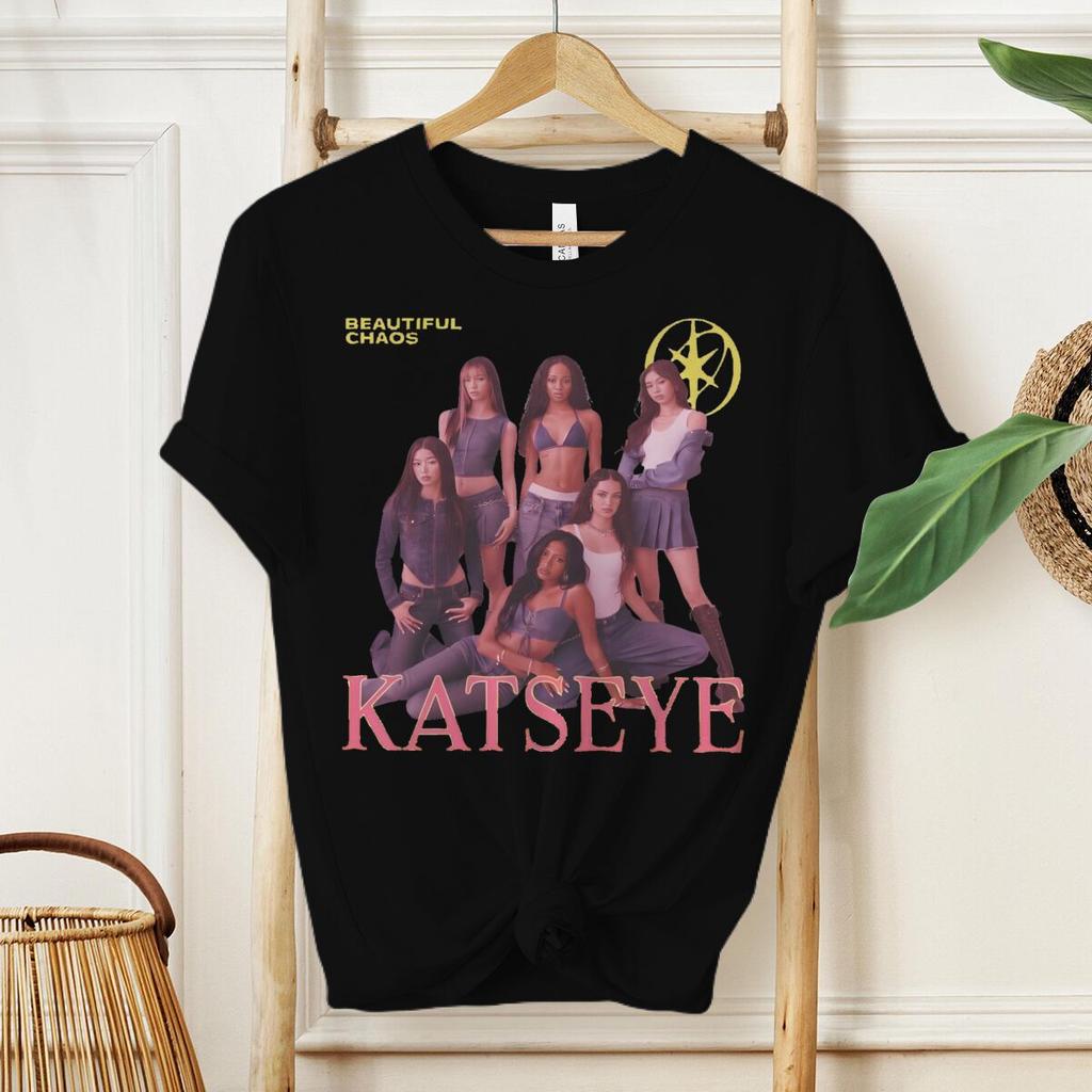 Y2K Singer Graphic Print Tshirt Fashion Hip Hop Girl Group T Shirt Haraju Kukorean Ulzzang Short Sleeve Tees for Women Unisex