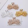 (5614) Metal Hairpin Headdress Claw Clip Big Paw Shark Back Head