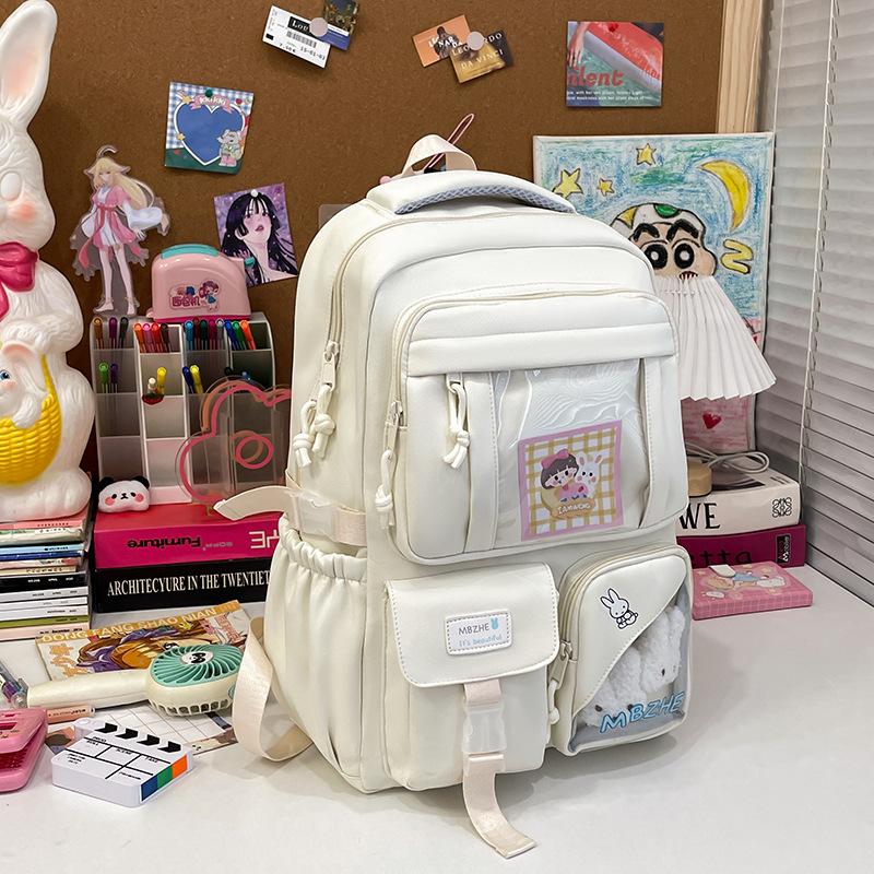 Versatile Large Capacity Computer Backpack  Junior High School Travel Bag Senior High School Backpack