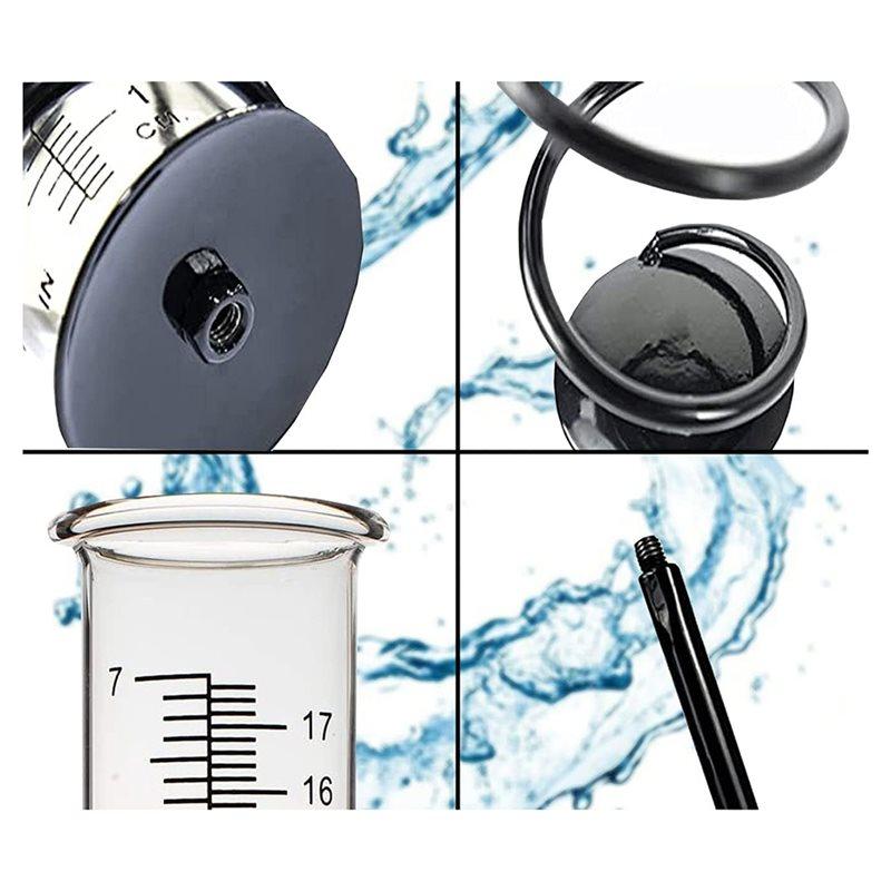 ABBP-2Pcs Rain Gauge Outdoor, Best Rated Rain Gauges For Yard With Stake, Decorative Garden Rain Water Meter