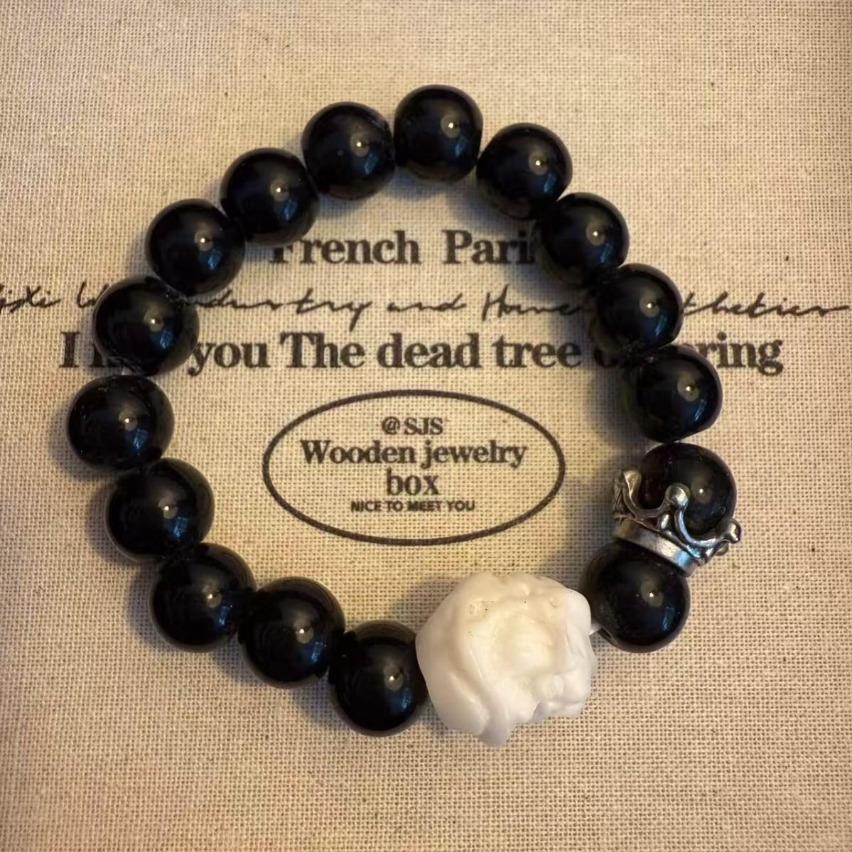 

Женский этнический браслет из сандалового дерева с бусинами - Ретро ручная работа, дизайн в стиле дзен