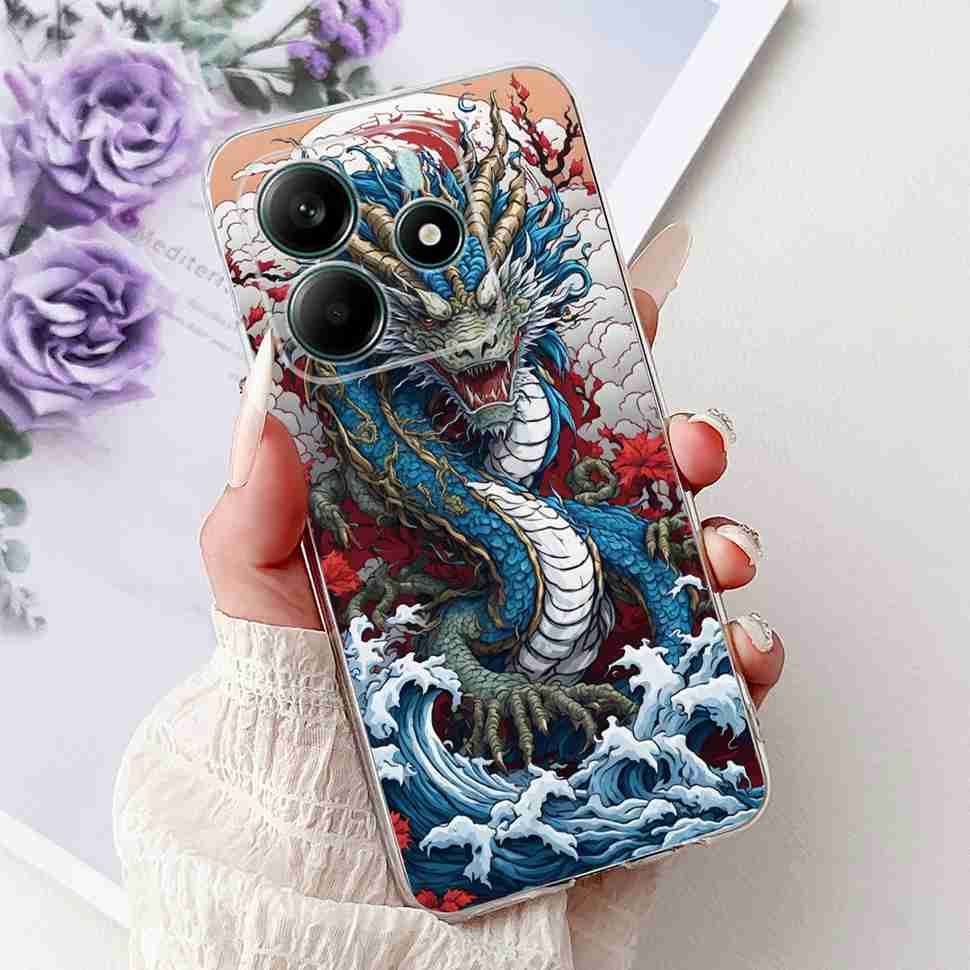For Xiaomi Redmi Note 14 5G Case New Design Flowers Soft Silicone TPU Cover For Redmi Note 14Pro note14 Pro 5G 6.67" Bumper Bags