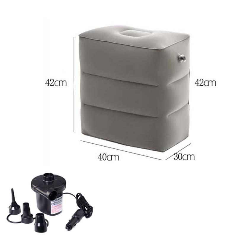Travel Inflatable Three-layer Foot Pillow Adjustable Inflatable Footrest Sleep Sit Long-distance Train Car Foot Rest Footstool