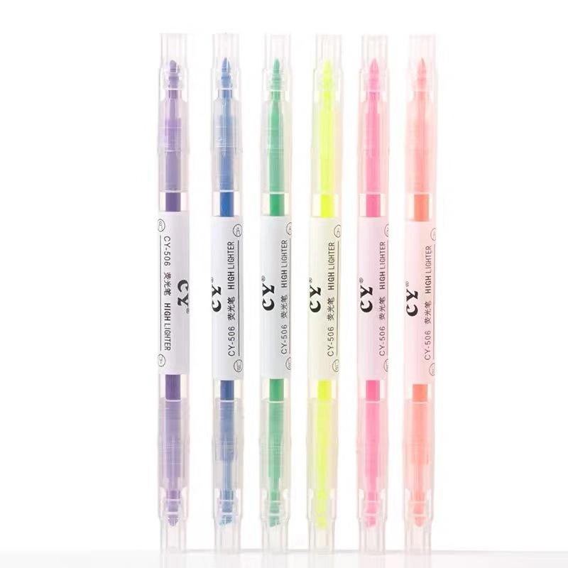 

Double-Ended Fluorescent 6-Color Markers for Planning, Doodling, and Writing